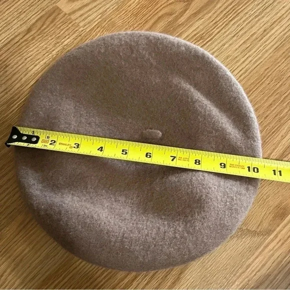 Merona 100% Wool Beret Camel Beige Tan - Picture 4 of 4